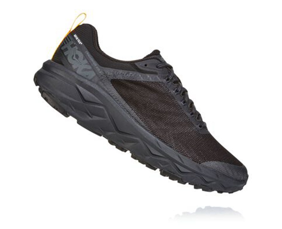Hoka One One Mens Trail Shoes - Challenger ATR 5 GORE-TEX - Black - JGEW74563